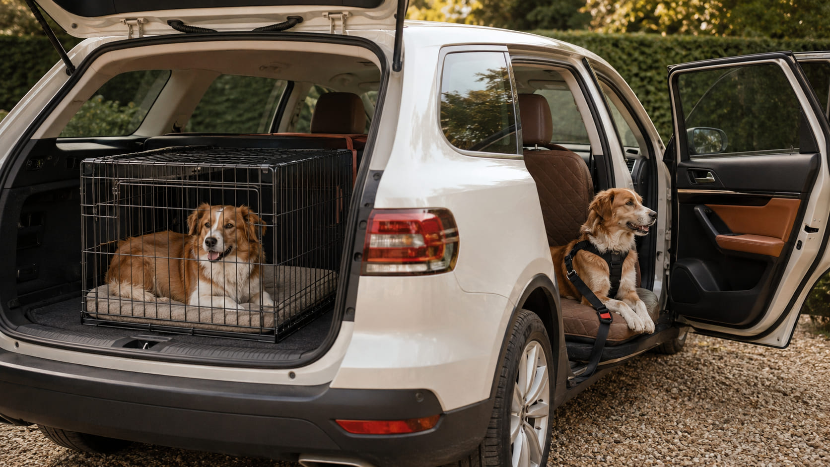 Autobench of veiligheidsgordel voor je hond kiezen?