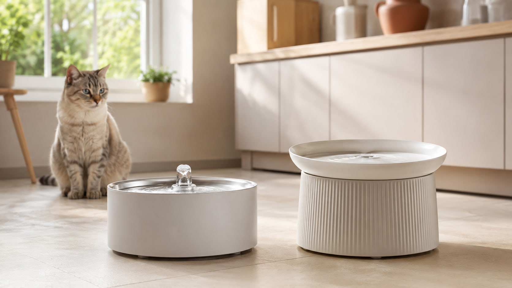 Beste draadloze drinkfontein voor katten: 5 modellen