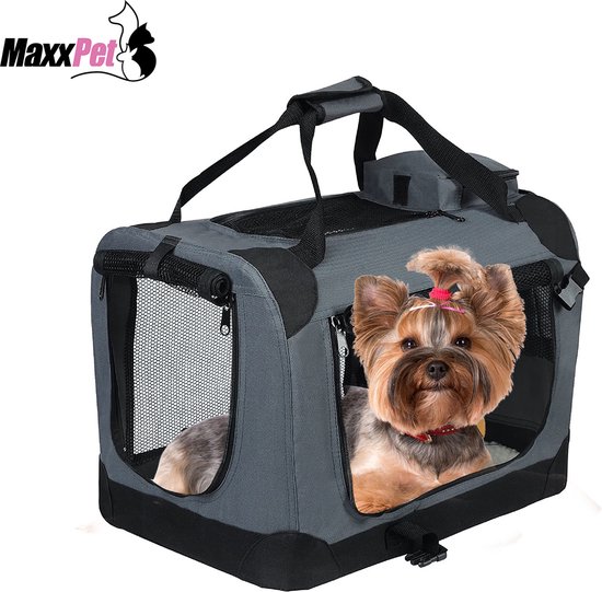 MaxxPet Hondenbench opvouwbaar 50 x 35 x 35 cm
