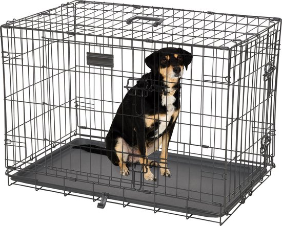 Brixy hondenbench maat M review: RVS in een klein huis