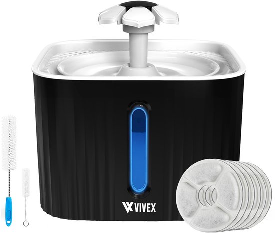 Vivex Drinkfontein Kat en Hond 2,5 L met 6 filters