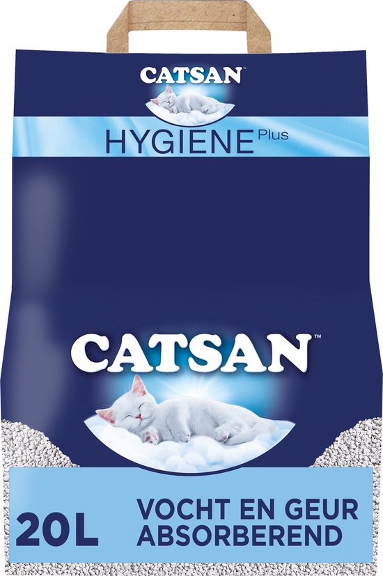 Catsan Hygiene Plus review: waarom hij niet klontert